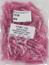 AMC Red Heat Shrink Female Bullet Terminal (4.0mm / 100 Pack) - HT801.100
